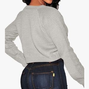 Cute crop top sweater